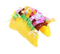 Pet Costume Hot Dog Design, Halloween Cosplay Outfit for Puppies and Kittens, Adjustable Hook & Loop Straps, Soft Cotton Material, Cute Food Dress Decoration for Dogs and Cats (L)