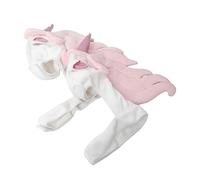 Pet Costume Unicorn Shape for Dog White L 50g Plush