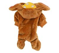 Pet Costume, Warm Hooded Cheese Mouse Decor for Cats, Party Clothes, Dog Cosplay Outfit