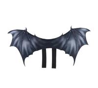 Pet Costumes Cat Cosplay, Vampire Cape Bat Wings Pet Cosplay Costumes for Small Cats Funny Holiday Clothing for Black Halloween Night Bloody Zombie Party M (55 cm)