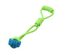 Pet Cotton Biting Rope with Ball Toy Braided Knot Ball Chew Toy for Pets Dog Teeth Chewy Training Tool Creative and Exquisite Workmanship