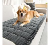 Pet Couch CoverQuilted NonSlip Dog & Cat Sofa Protector Washable ShedFree Soft & ScratchResistant Dark Gray 24x24 inUltimate Pet Protection