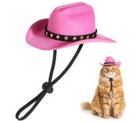 Pet Cowboy Costume Cosplay Cap Pet Dog Cowboy Hat Puppy Holiday Costume Cosplay Cap West Cowboys Accessories for Dogs Cat Pets Party Decoration