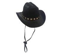 Pet Cowboy Hat, Cowboy Costume Hat for Small Pet, Cosplay Caps for Western-themed Parties Daily Wear Holiday Halloween Dog Cat Party Accessories