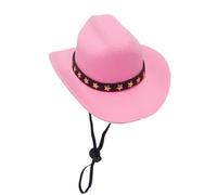 Pet Cowboy Hat Dog Halloween Caps with Adjustable Chin Strap