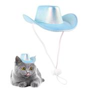 Pet Cowboy Hat | Kitten Hat Pet Hat Cosplay - Shiny Cowboy Hats, Small Cowboy Hat Dog Costume, Cat Hat Cosplay Prop, Western Cowboy Costume Accessories