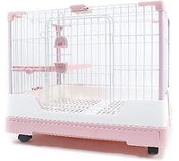 pet crate Dog Cage Crate for Training, Puppy Cage With Latch, Door, Drawers, Rabbit Cat Hamster Cage For Indoor, Easy Assembly