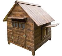 pet crate Dog Kennel for Outside, Easy Cleaning Wooden Rainproof Pet House Outdoor Dog House Warm Large Dog Dog Cage Wooden Cat House