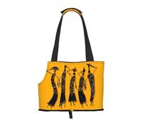 Pet-Creative African Culture print portable bag, lightweight and breathable, suitable for taking small pets out.