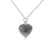 Pet Cremation Jewelry - Cool Steampunk Gears Heart Shaped Urn Necklace for Dog/Cat Ashes, Memorial Keepsake Pendant with Funnel & Gift Jewelry, One Size, Zinc, No Gemstone