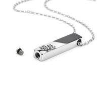 Pet Cremation Jewelry for Ashes Memorial Keepsakes Urn Necklace Jewelry Keepsakes Cube Urns Pendants Urn Necklaces Dog Memorial