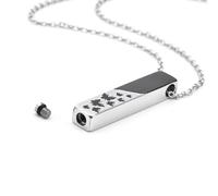 Pet Cremation Jewelry for Ashes Memorial Keepsakes Urn Necklace Jewelry Keepsakes Cube Urns Pendants Urn Necklaces Dog Memorial