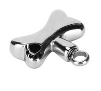Pet Cremation Jewelry Sweatproof Dog Print Pendant Openable for Cherishing Memories, Stainless Steel Memorial Gift