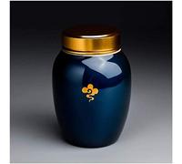 Pet Cremation Urn for Ashes Memorial Hall Pet Urns Ashes,Cinerary Casket,Small Pet Souvenirs For Cats And Dogs, Handcrafted Metal Cover Ceramics Moisture Proof Corrosion Protection Seal Display ashe