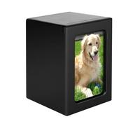 Pet Cremation Urn - Gorgeous Wooden Memorial Keepsake Display | Elegant Holder Material Handmade Design Precious Memories of Beloved Cat Puppy Rabbit
