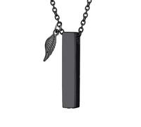 Pet Cremation Urn Pendants Angelic Wing Urn Locket Necklace Ashes Container Ashes Holder Necklace Memory Jewelry Container Cremation Jewelry