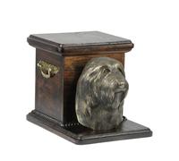 Pet Cremation Urns for Dog's ashes,Dog statue Pet memorial Casket Ash Box