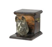 Pet Cremation Urns for Dog's ashes,Dog statue Pet memorial Casket Ash Box