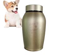 Pet Cremation Urns - Pet Urn with Engraved Paws | Decorative Stainless Steel Urns with Engraved Paws Memorial Gift for Pets