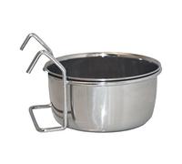 Pet Cuisine Platter Hook On Pet Bowl Stainless Steel Dishwasher Safe Rustproof Durable Hygienic Food Water Feeding Dish - 150ml