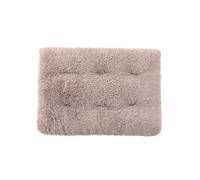 Pet Cushion Plush Pet Bed Mat, 110 X 75 Cm, XXL Size, Machine Washable(Beige Brown)