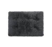 Pet Cushion Plush Pet Bed Mat, 110 X 75 Cm, XXL Size, Machine Washable(Dark Gray)