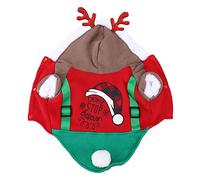Pet Cute Deer Christmas Costume for Small and MediumSized Dogs Autumn Winter Seasons (S)