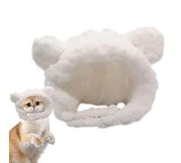 Pet Cute Hat,Dog Warm Bear Hat - Adjustable Breathable Christmas Winter Warm Hats for Medium Small Pets Dogs Puppies