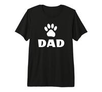Pet Dad Paw Print Fathers Day Premium T-Shirt