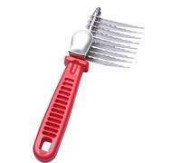 Pet Dematting Comb - 2.76 Inches PP Stainless Steel, 2.36 Inch Ergonomic Mat Brush, Smooth Grooming Comb For Cats Dogs Removing Tangles Knots Dead Hair Comfortable Handle