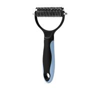 Pet Dematting Comb - Double Side Puppy Rake, Grooming Tool Detangling Rakes, Comb For Dogs Cats, Sturdy Hair Remover | Professional Undercoat Brush For Long Hair Tangles Knots