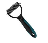 Pet Dematting Comb - Double Sided Pet Comb | Pet Grooming Tool, Damn Brush, Detangling, Dog Coat Rake, Hair Removal Styling