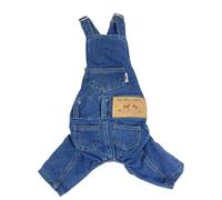 Pet Denim Clothes - Soft Blue Jean Hoodie Jacket for Small Medium Dogs and Cats, Durable Cotton-Denim Puppy Coat with Comfortable Hood and Easy Fasten Design, Casual Walk Play Outfit for Pets Who Love