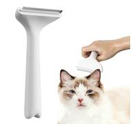 Pet Deshedding Comb,1Pc Dog Grooming Brush for Shedding,Short Haired Undercoat Cat Deshedding Brush Hair Remover for Dogs Cats Grooming Combbing Shedding (B White)