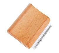 Pet Deshedding Tool - Ergonomic Wood Groom Brush | Hair Deshedding Brush Dog Undercoat Comb Effective For Short & Long Hair, Dirt - For Dogs, Cats, Horses