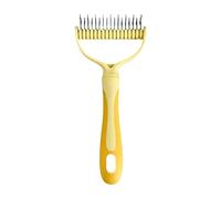 Pet Detangling Brush, Dual-Sided Dematting Tool for Long and Medium Haired Cats & Dogs, Safe on Skin, Reduces Shedding and Matting, Professional Grooming Comb for Home and Salon Use