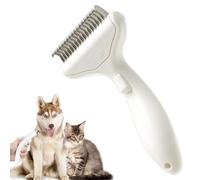 Pet Detangling Comb, Deshedding Comb for Cats | Skin-Friendly Gradually Curved Grooming Tool for Dogs, Cats and Puppies | Detangling Brush with