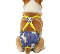 Pet Diaper - 9.45x5.91x0.79 Inches Washable Panties With Suspender | Polyester Reusable Dog Panties | For Apartment Indoor Outdoor Travel Car Crate Kennel Yard Park Beach Camping Home