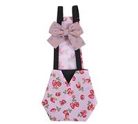 Pet Diaper for Chicken Washable Poultry Clothes with Bow Various Print Pet Holiday Costume Hen Clothes Poultry Diaper
