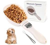 Pet Digital Measuring Scoop Scale,800g/1g Digital Measurings Scoop,Food Measuring Scoops Scale,Electronic Measuring Spoons for Baking Cooking Weighing,for Cooking and Dog Cat Food(with a Lanyard)