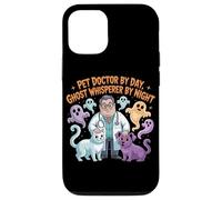 Pet Doctor By Day Ghost Whisperer By Night Halloween Vet Case for iPhone 12/12 Pro