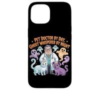 Pet Doctor By Day Ghost Whisperer By Night Halloween Vet Case for iPhone 15