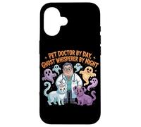 Pet Doctor By Day Ghost Whisperer By Night Halloween Vet Case for iPhone 16