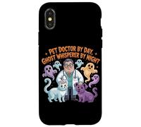 Pet Doctor By Day Ghost Whisperer By Night Halloween Vet Case for iPhone X/XS