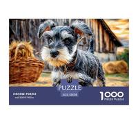 Pet Dog 1000 Piece Paper Jigsaw Puzzle Color Challenge Impossible Jigsaw Puzzles Watercolor Anime Art Puzzle For Adults And Kids Gifts 52x38cm/1000pcs
