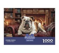 Pet Dog 1000 Piece Paper Jigsaw Puzzle Color Challenge Impossible Jigsaws Cartoon Aesthetic For Adults And Kids Gifts 70x50cm/1000pcs