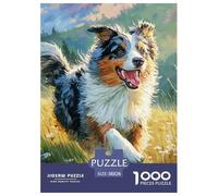 Pet Dog 1000 Piece Puzzle For Adults And Kids Whimsical Challenge Colourful Educational Games 100% Recycled Cardboard 38x26cm/1000pcs