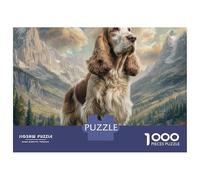 Pet Dog 1000 Pieces Extra-thick Cardboard DIY Jigsaw Puzzle Cockapoo Challenging And Educational Creative Game Jigsaw For Adults And Kids 38x26cm/1000pcs