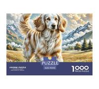 Pet Dog 1000 Pieces Jigsaw Puzzle Sliding Puzzle Children's Puzzle Stress Relief Wall Decoration Gift Cooperation 70x50cm/1000pcs