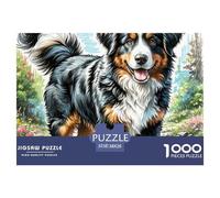Pet Dog 1000 Pieces Jigsaw Puzzle Sliding Puzzle Educational Games Stress Relief Pendant Gift Cooperation 38x26cm/1000pcs